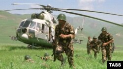 Подразделения таджикской армии на юге Таджикистана 